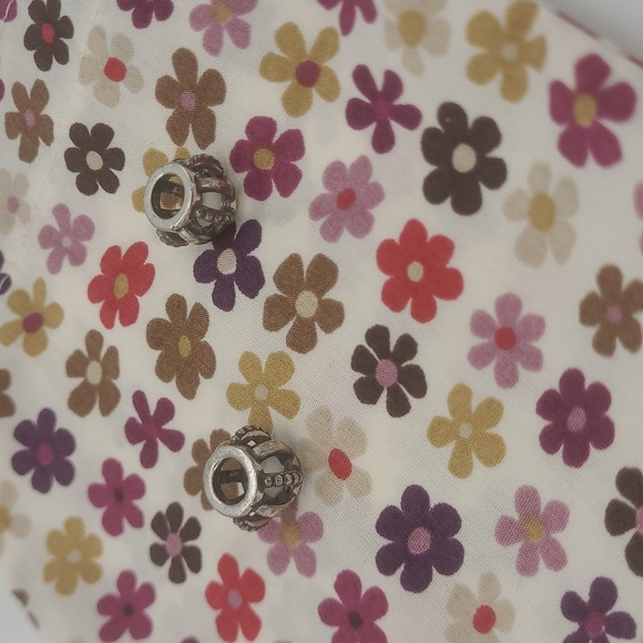 2 Brighton Silver Cage Beads & Brighton Pouch, NWOT - Picture 3 of 3